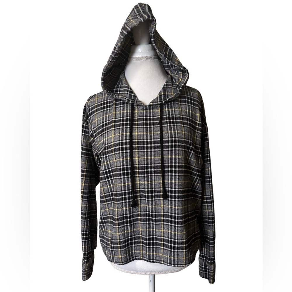 Hot Topic Flannel Hoodie Size M